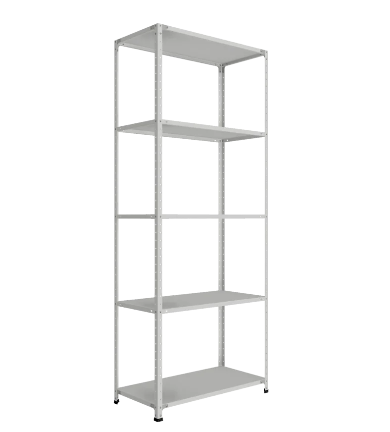 СТ-012 х 2500 х 1000 х окрашен. х 500 х 5 полок х Цинк х Два ребра жесткости на полку