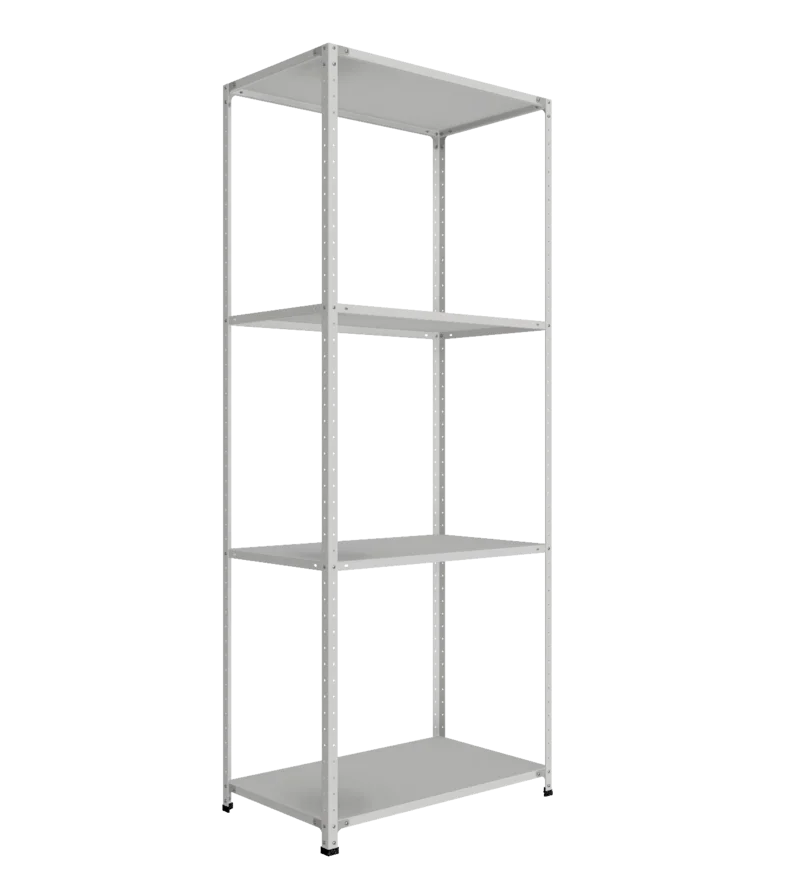 СТ-012 х 2500 х 1000 х окрашен. х 600 х 4 полки х RAL 7038 х Без рёбер жёсткости