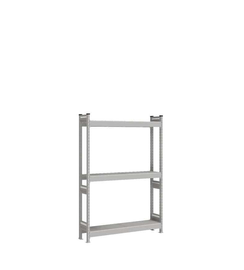 Стеллаж СТ-023 - RAL 7038 - 1800 - 300 - 1200 - RAL 7038 - 3