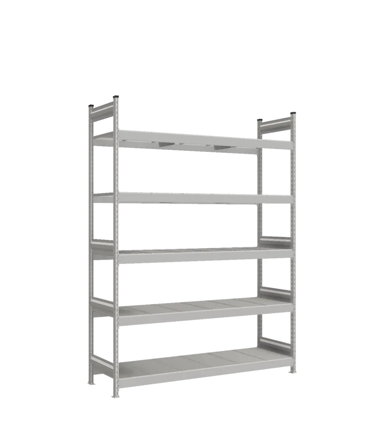 Стеллаж СТ-023 - RAL 7038 - 2500 - 600 - 1800 - Цинк - 5