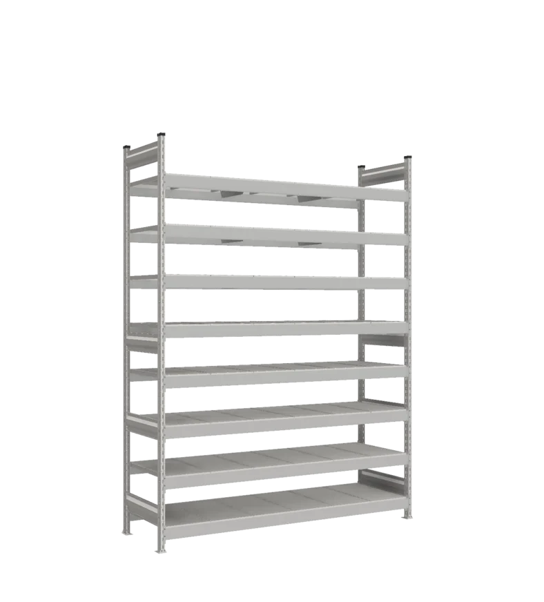 Стеллаж СТ-023 - Цинк - 2500 - 600 - 1800 - Цинк - 8