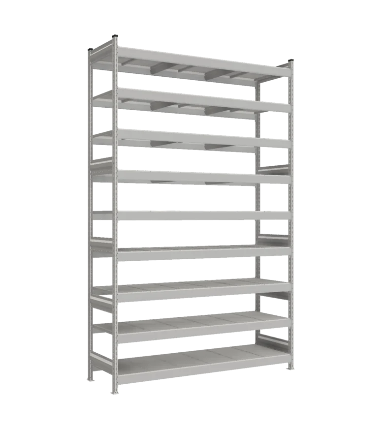 Стеллаж СТ-023 - Цинк - 3000 - 600 - 1800 - Цинк - 9