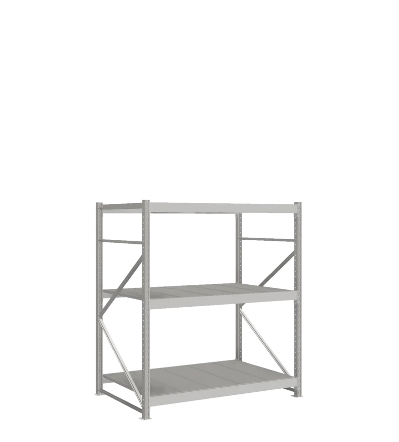 СТ-051 Стеллаж_1800/1050/1500 полки цинк_3 яруса