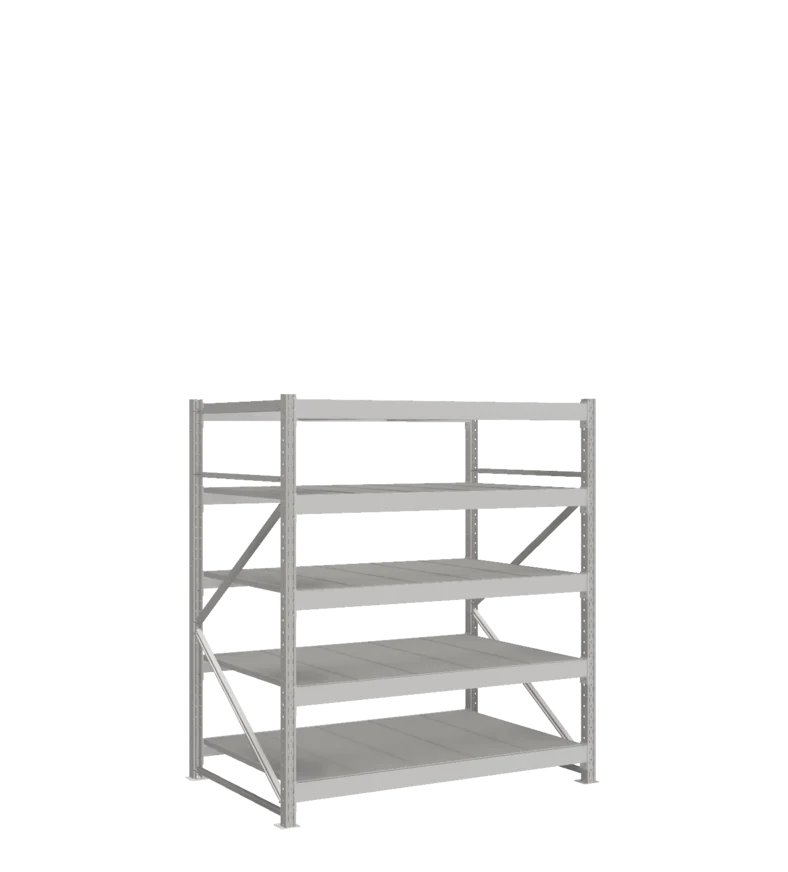 СТ-051 Стеллаж_1800/1050/1500 полки цинк_5 ярусов