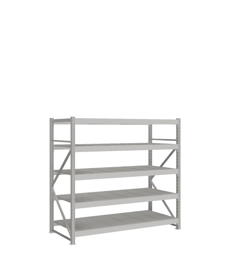 СТ-051 Стеллаж_1800/850/1800 полки цинк_5 ярусов