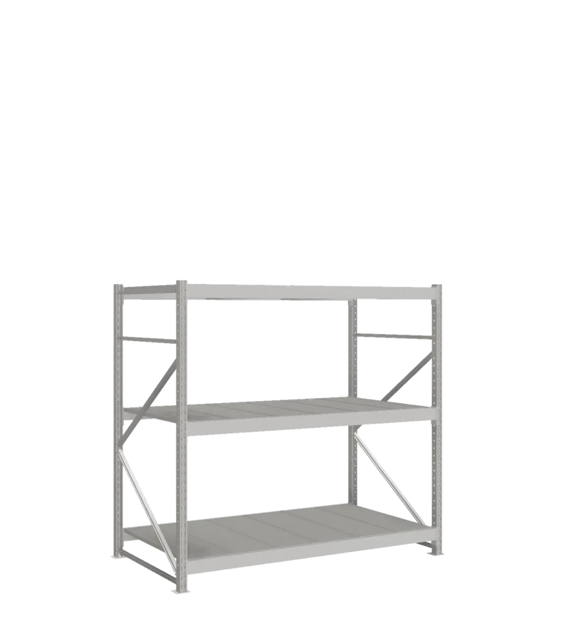 СТ-051 Стеллаж_1800/1050/1800 полки цинк_3 яруса