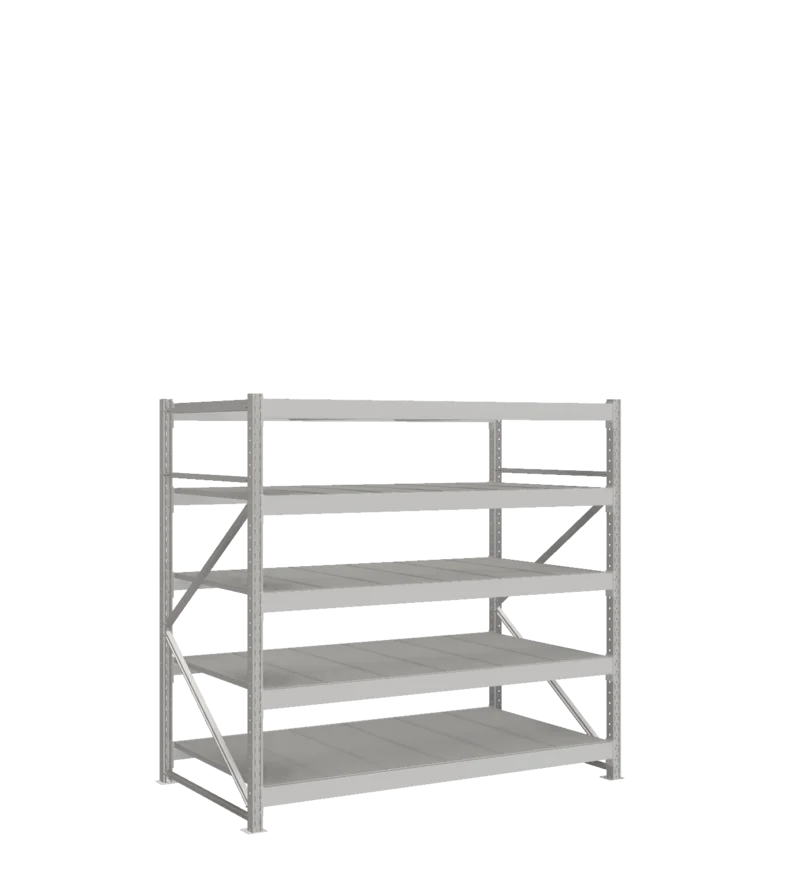СТ-051 Стеллаж_1800/1050/1800 полки цинк_5 ярусов