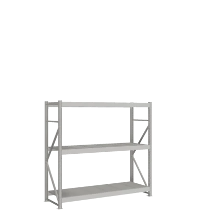 СТ-051 Стеллаж_1800/650/1800 полки цинк_3 яруса