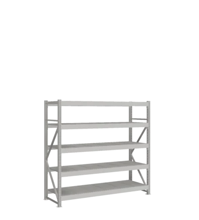 СТ-051 Стеллаж_1800/650/1800 полки цинк_5 ярусов
