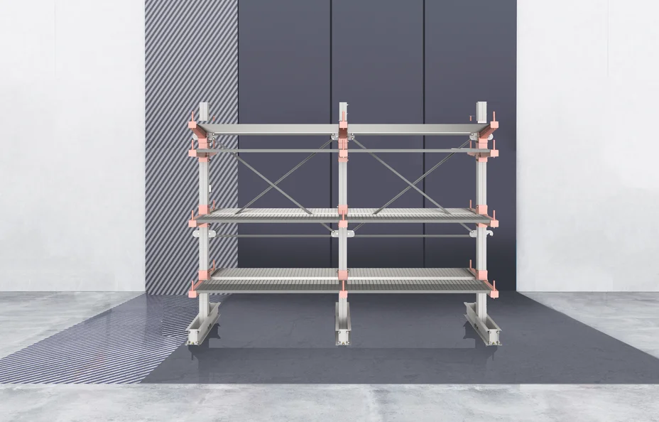 Стеллажи консольные