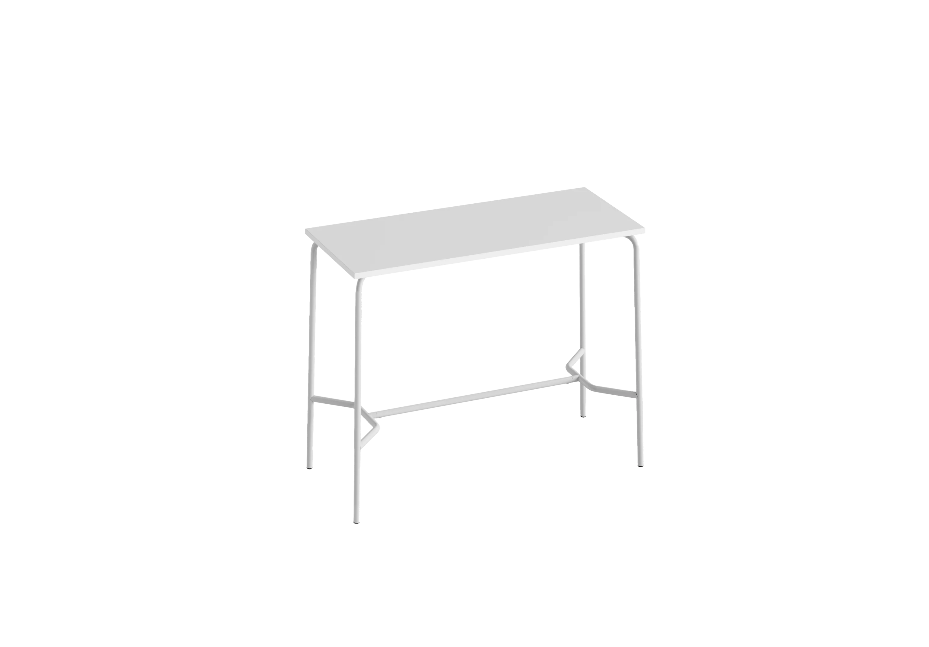Стол барный GIBKO прямоугольный 120х60 RAL 9016, Белый Премиум