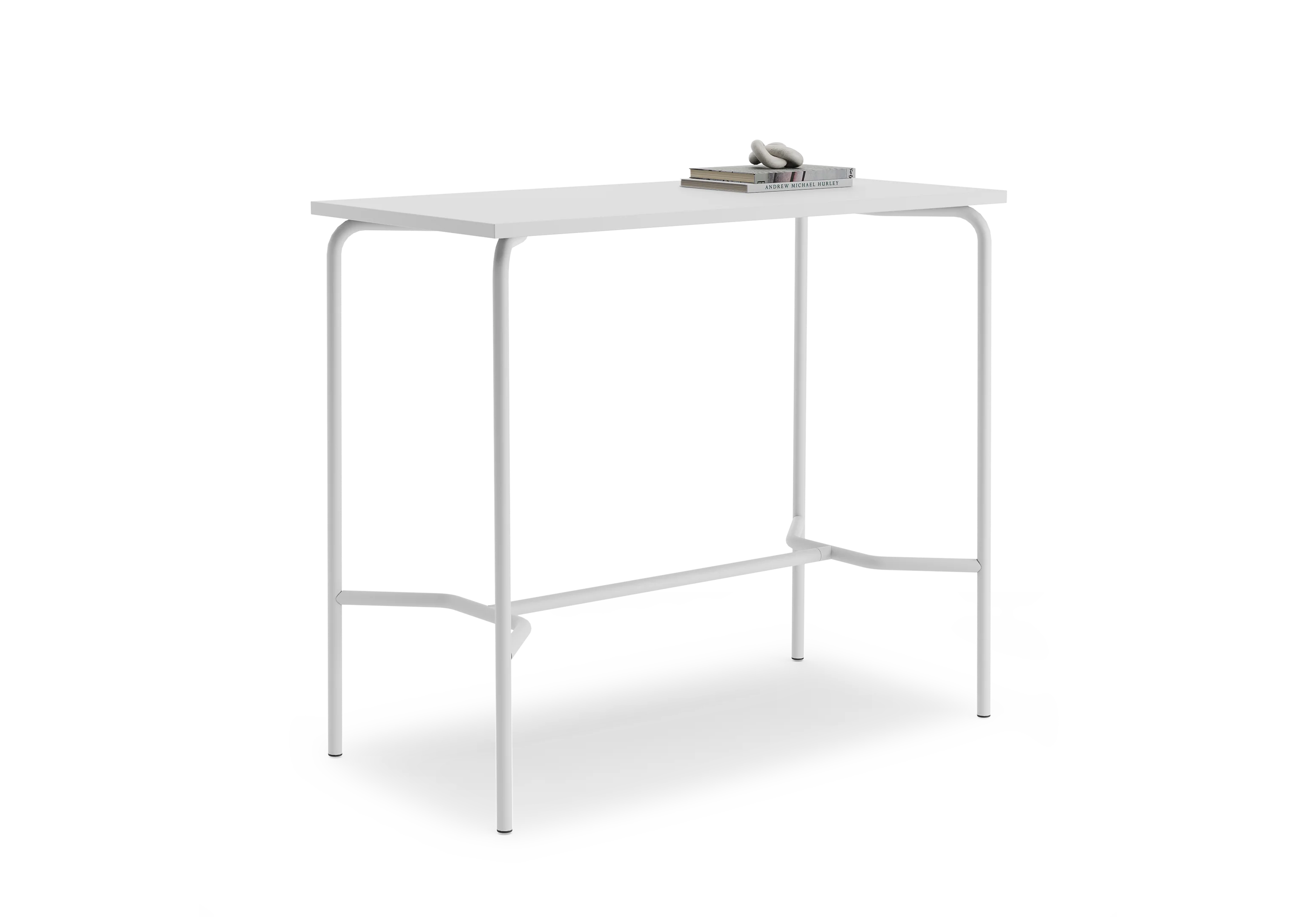 Стол барный GIBKO прямоугольный 120х60 RAL 9016, Белый Премиум