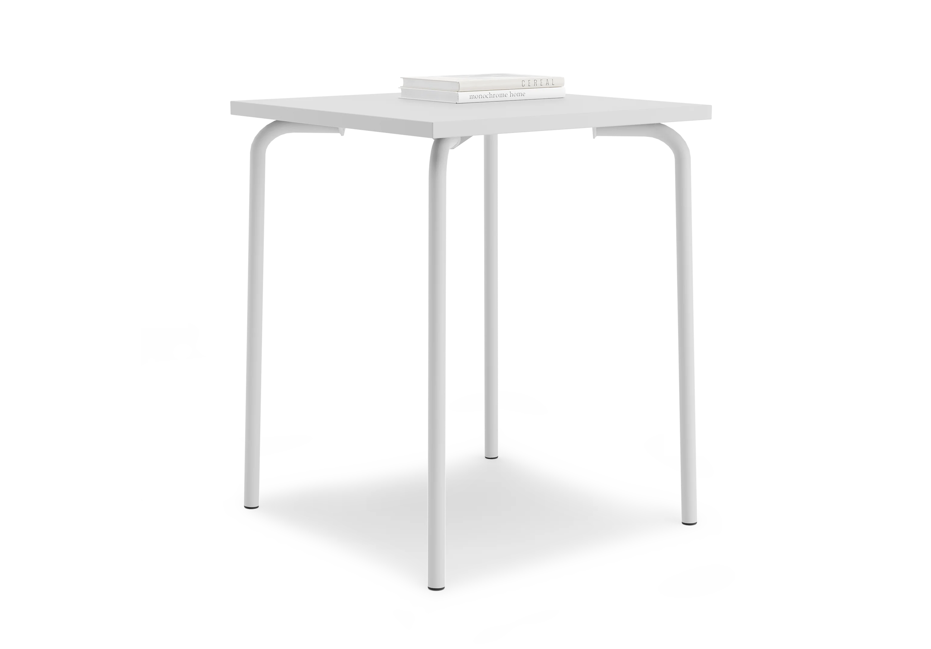 Стол квадратный GIBKO 60х60 RAL 9016, Белый премиум