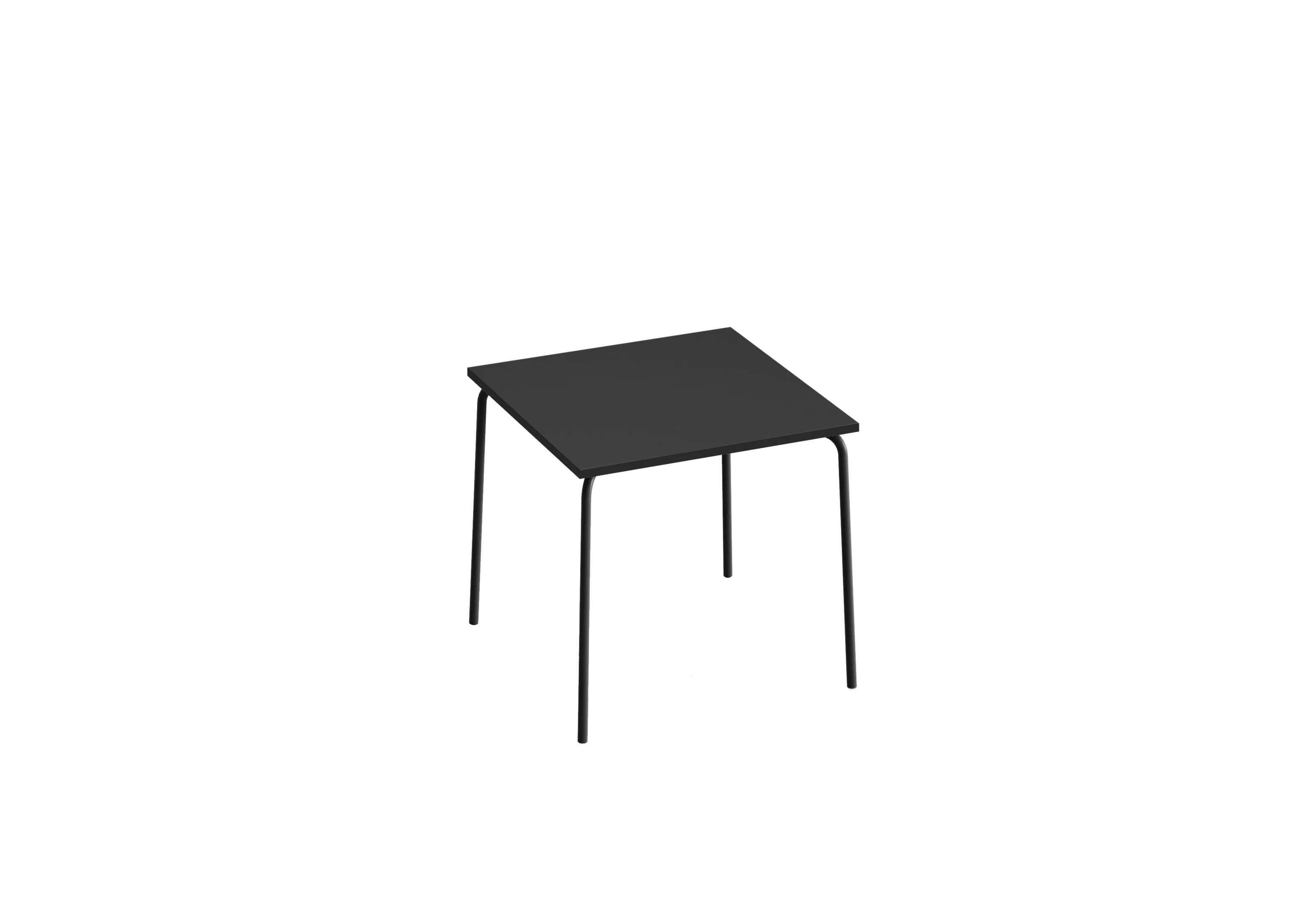 Стол квадратный GIBKO 85х85 RAL 9005, Муар чёрный