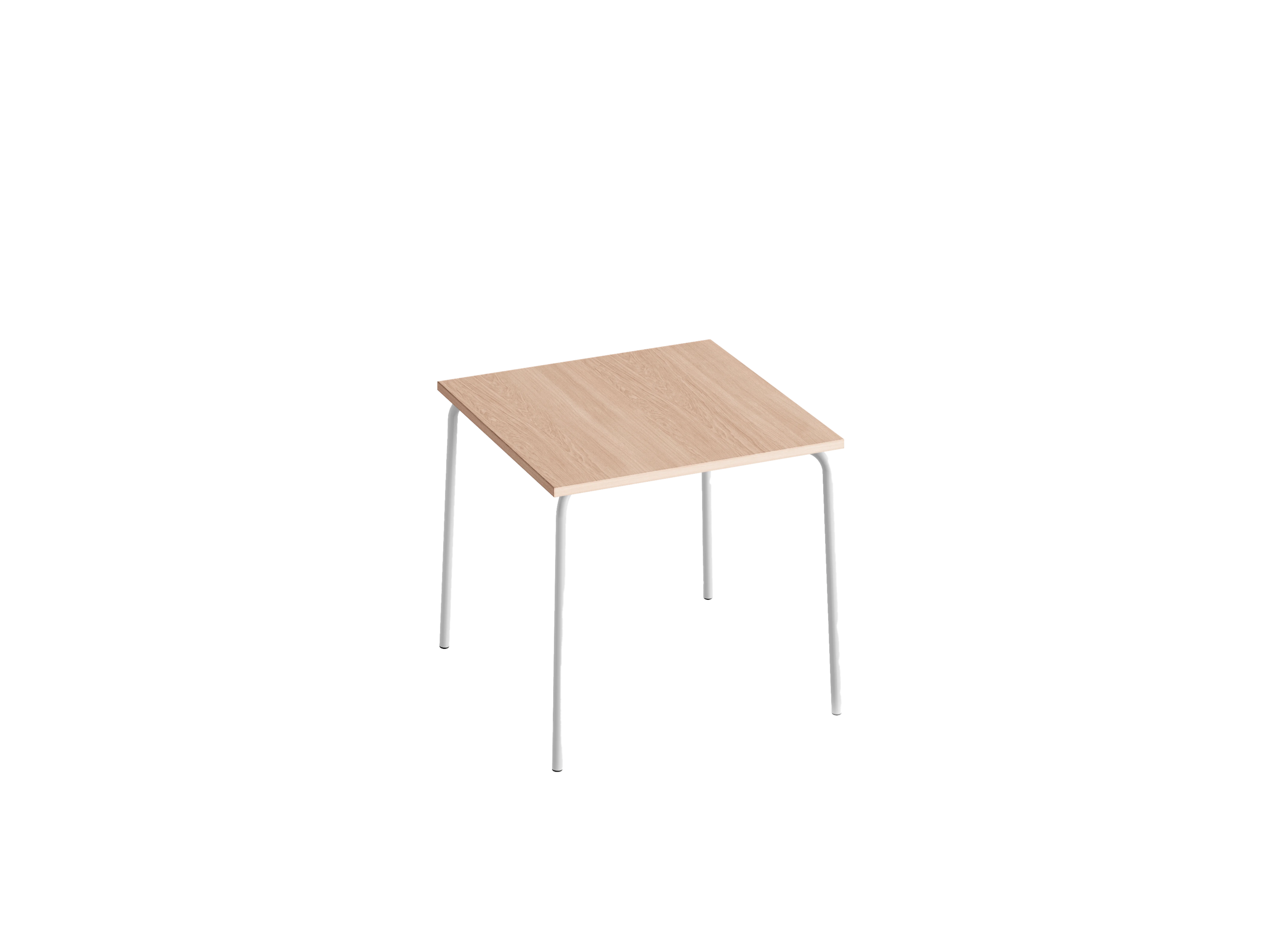 Стол квадратный GIBKO 85х85 RAL 9016, Акация Лэйклэнд