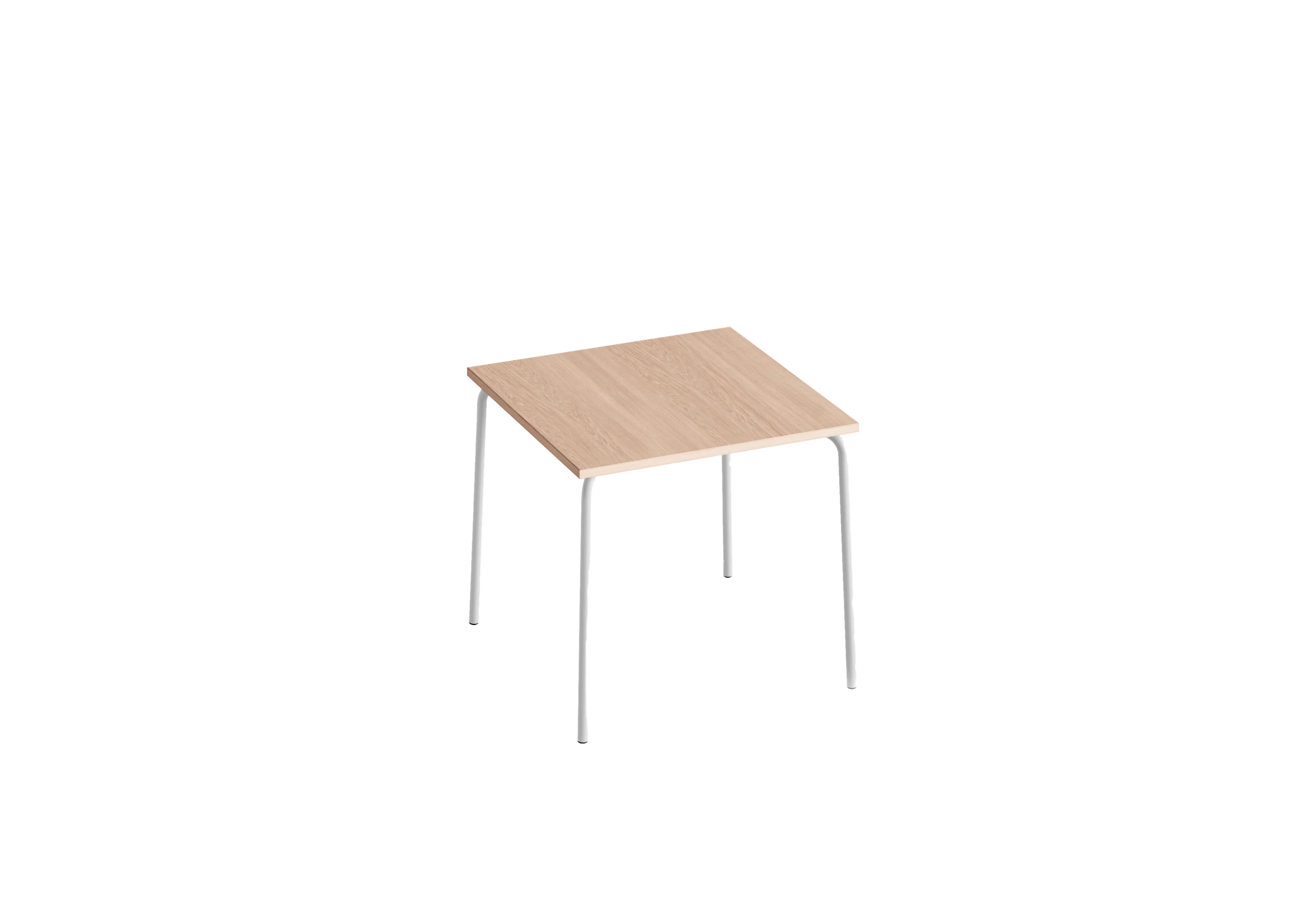 Стол квадратный GIBKO 85х85 RAL 9016, Акация Лэйклэнд