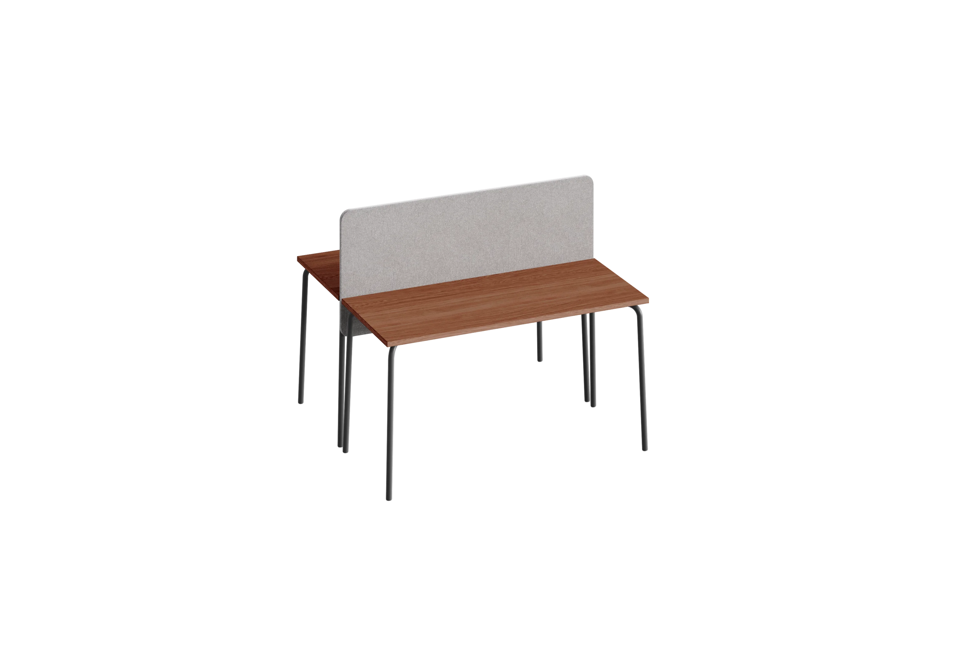 Рабочая станция GIBKO PC-1 RAL 9005, Орех Дижон натуральный