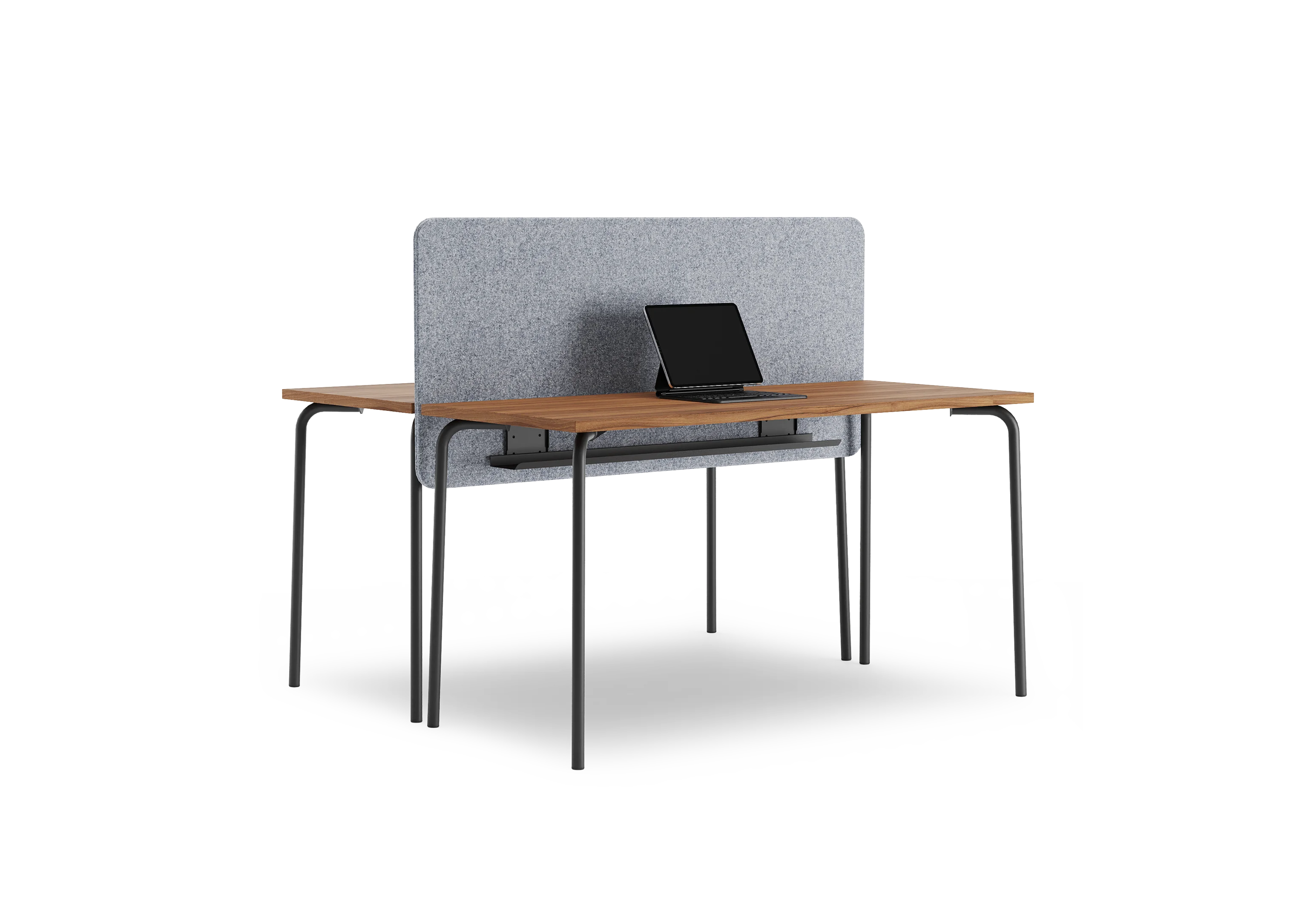 Рабочая станция GIBKO PC-1 RAL 9005, Орех Дижон натуральный