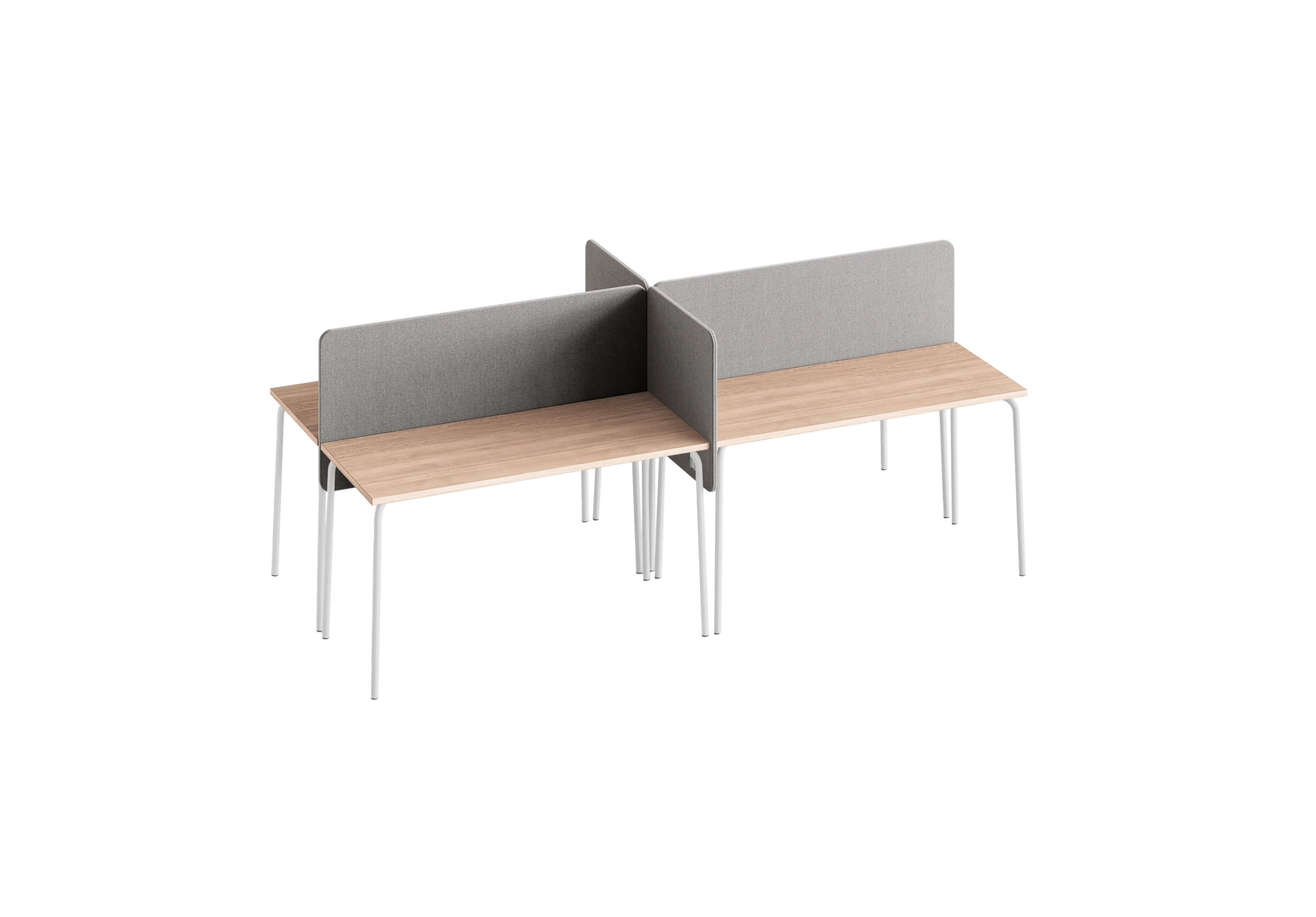 Рабочая станция GIBKO PC-2 RAL 9016, Акация Лэйклэнд
