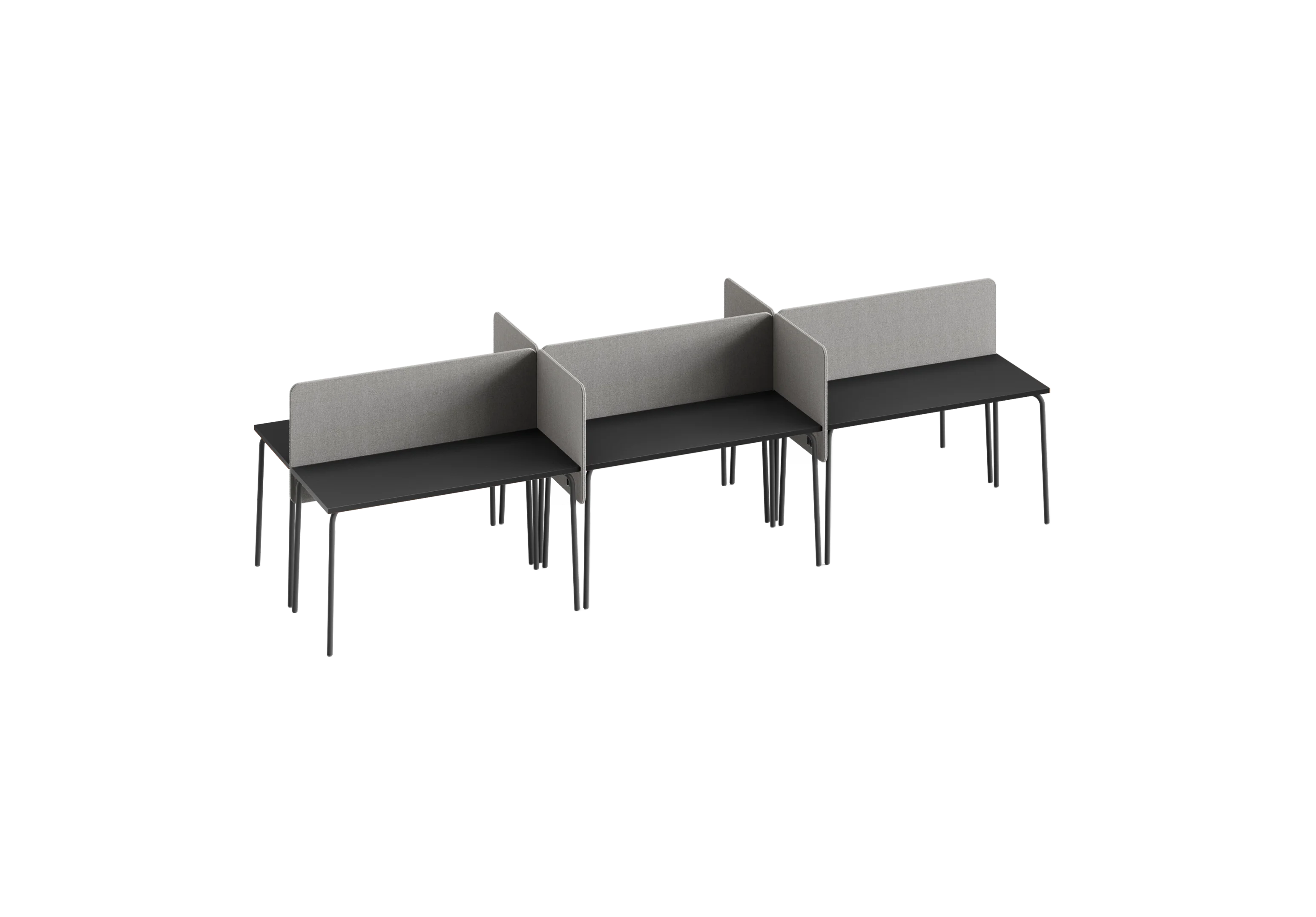 Рабочая станция GIBKO PC-3 RAL 9005, Муар чёрный