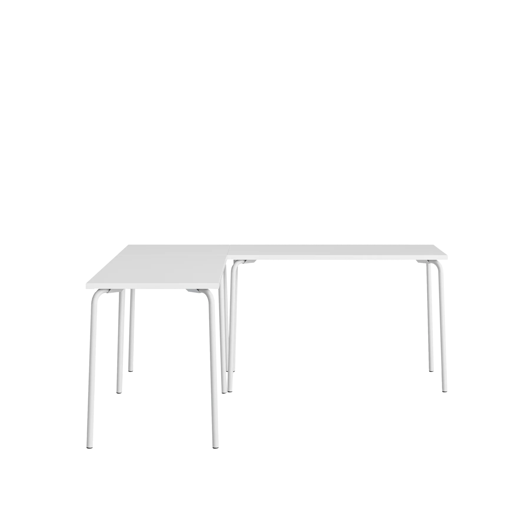 Стол комбинированный-Г GIBKO RAL 9016, Белый премиум