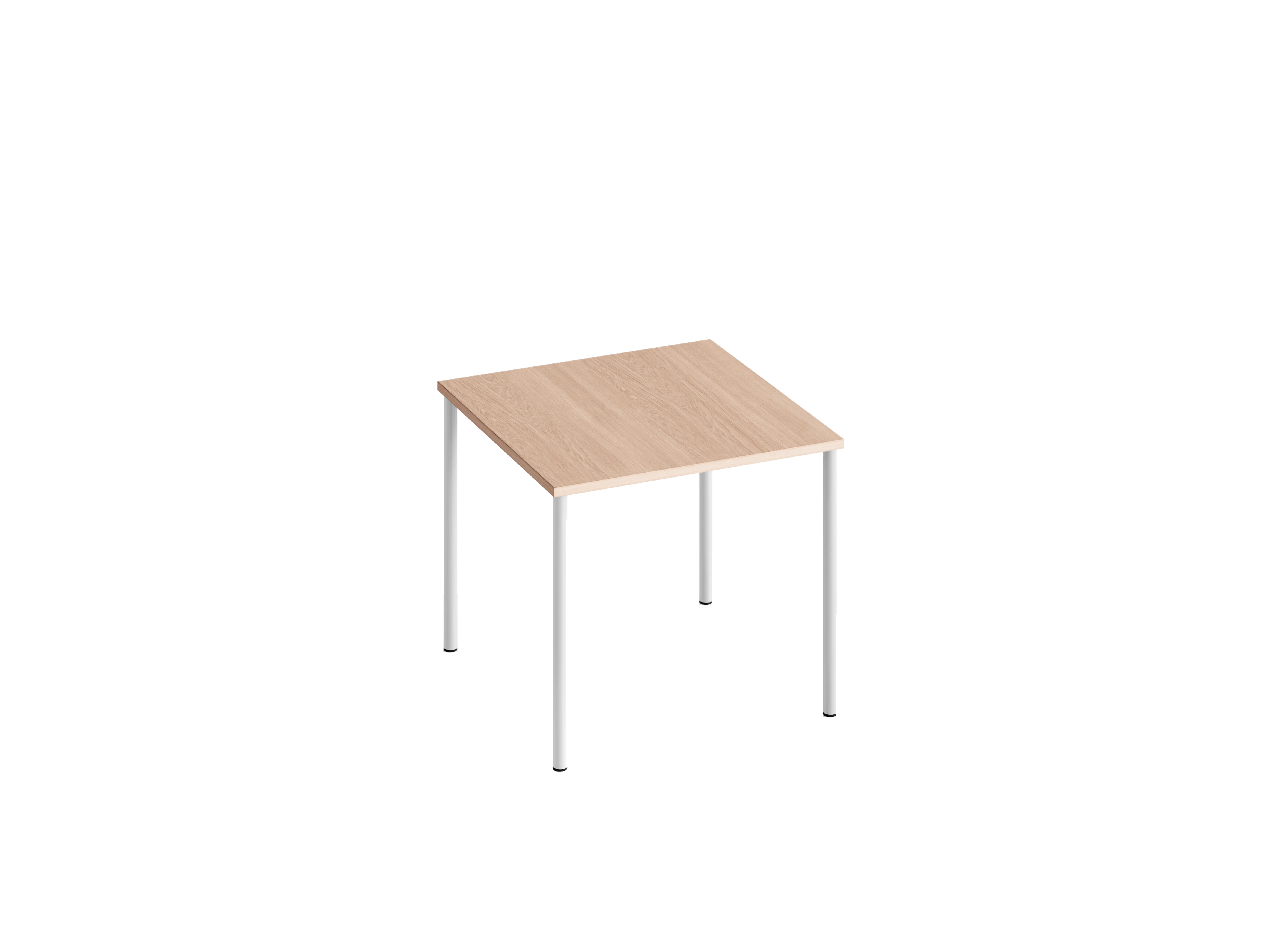 Стол квадратный PROSTO 85х85 RAL 9016, Акация Лэйклэнд