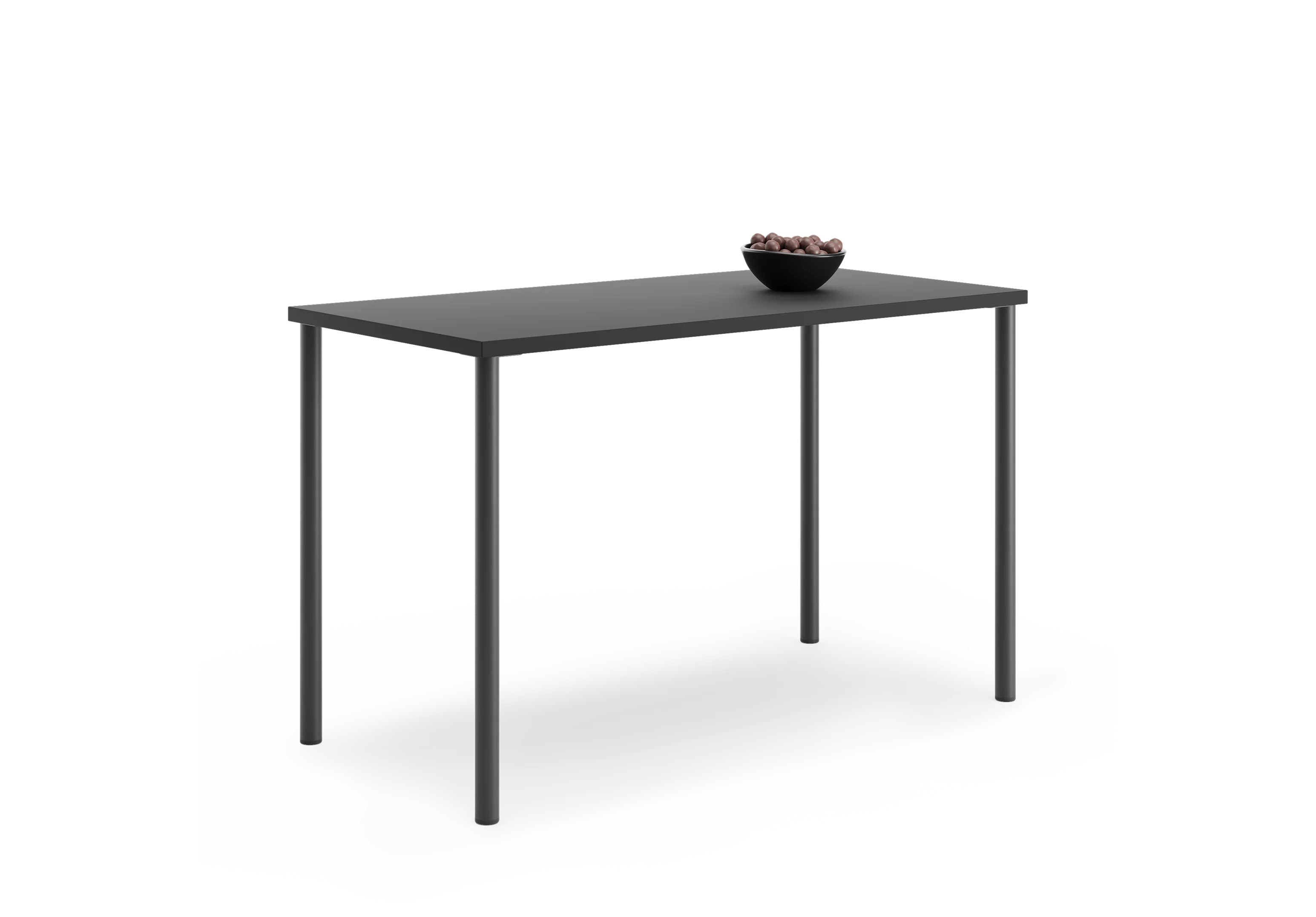 Стол прямоугольный PROSTO 120х60 RAL 9005, Муар чёрный