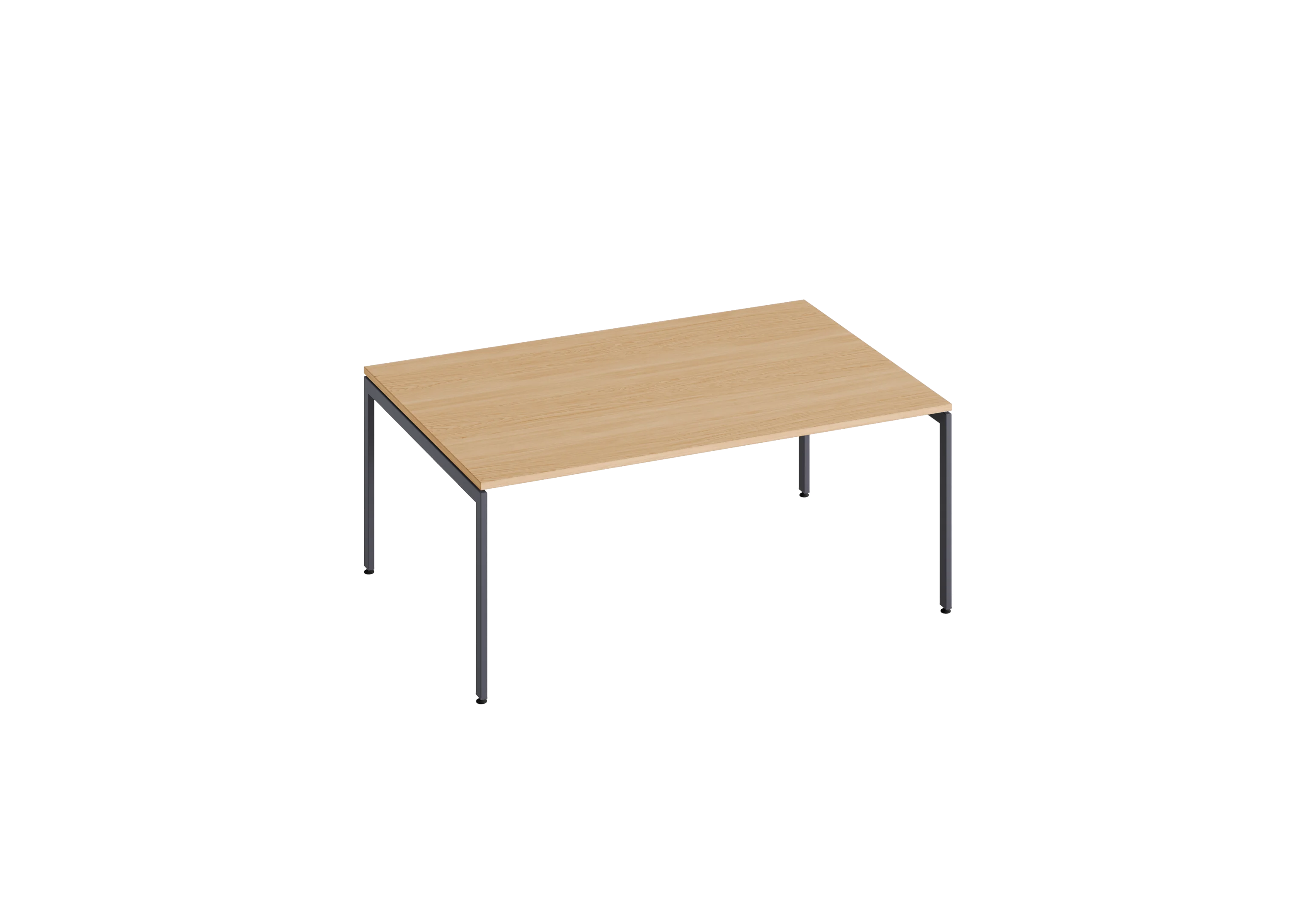 Переговорный стол D.SYS ПС-180х120 RAL 7024, Гикори натуральный