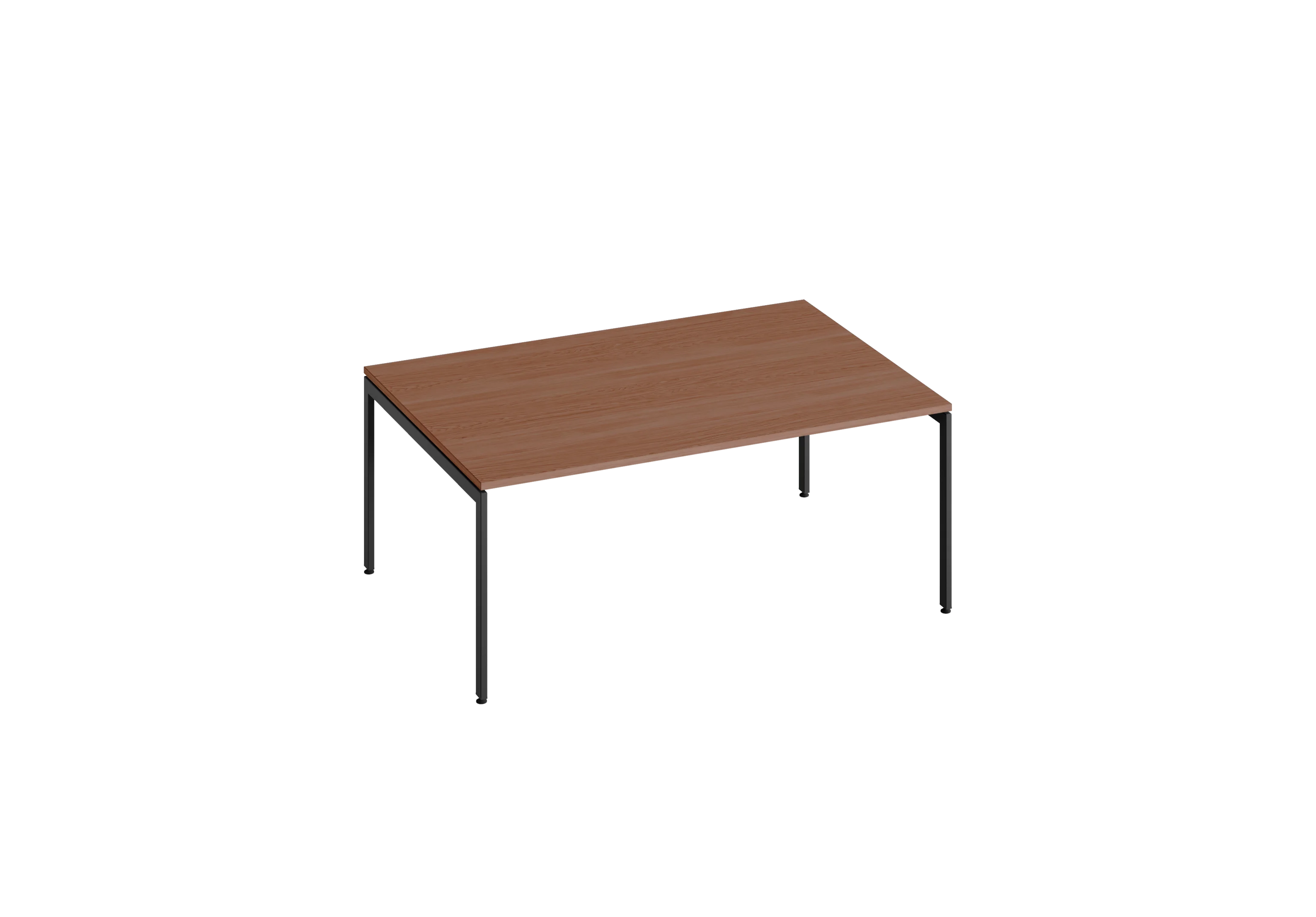 Переговорный стол D.SYS ПС-180х120 RAL 9005, Орех Дижон натуральный