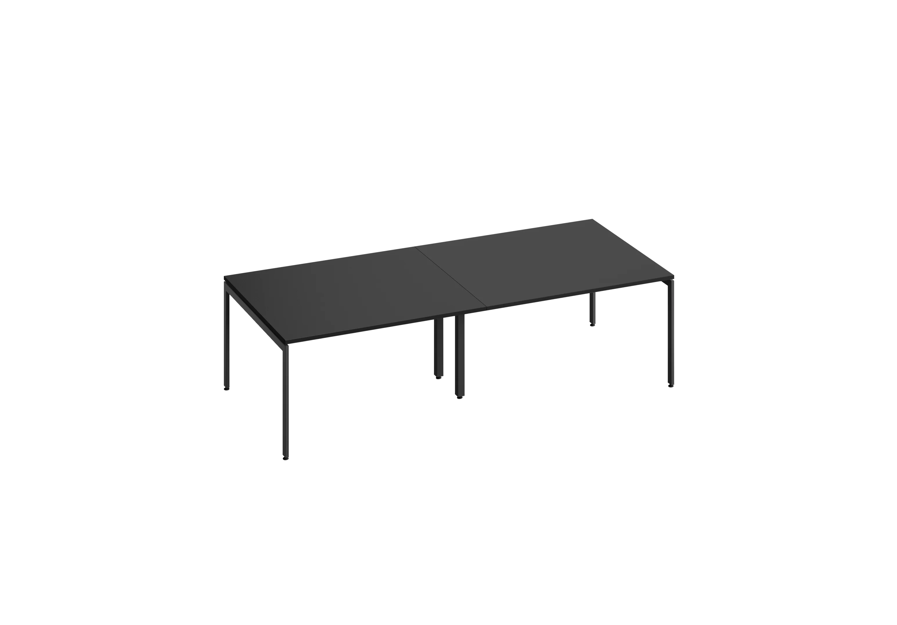 Переговорный стол D.SYS ПС-280х120 RAL 9005, Муар чёрный