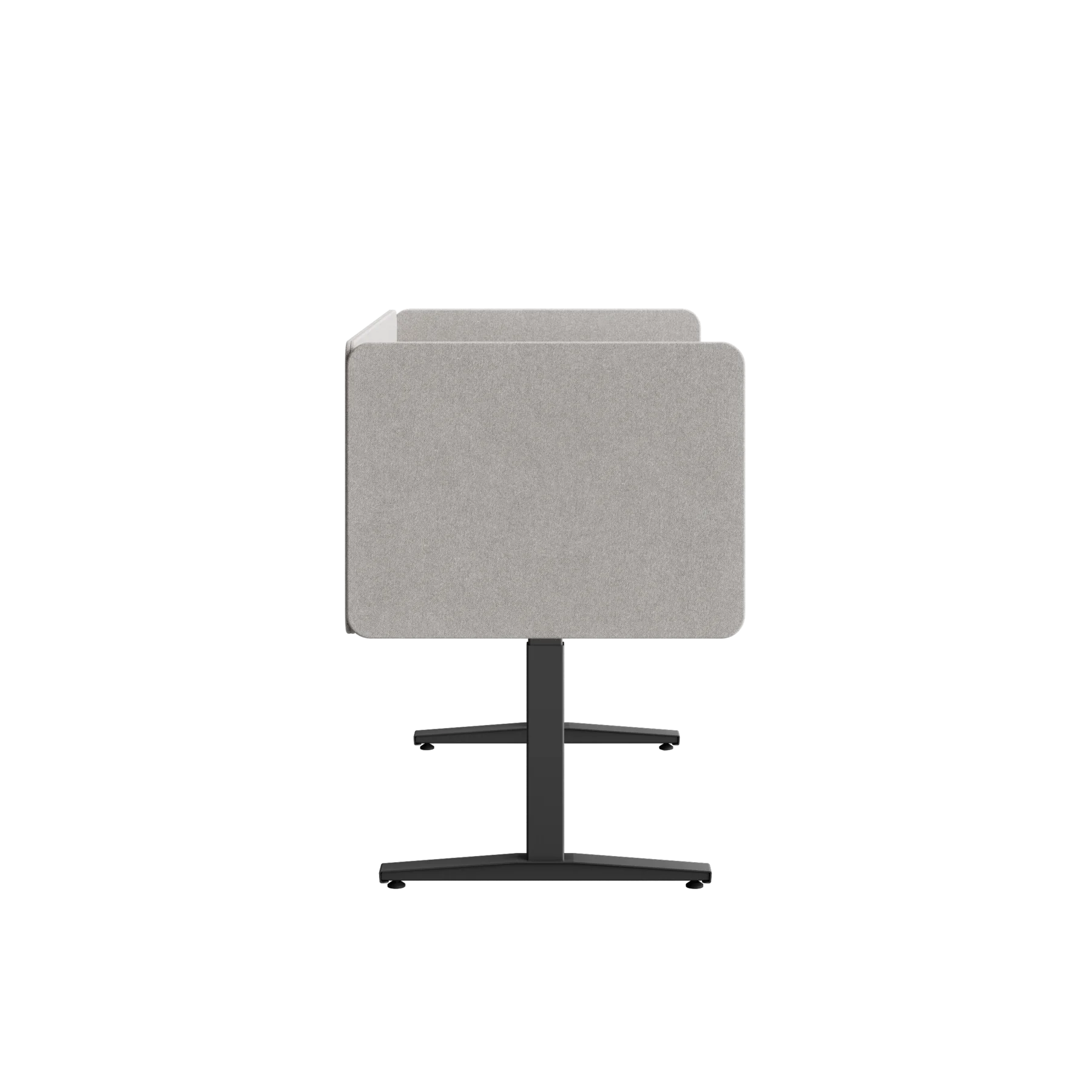 Стол регулируемый механически LVL UP P-04-140х70 RAL 9005, Орех Дижон натуральный