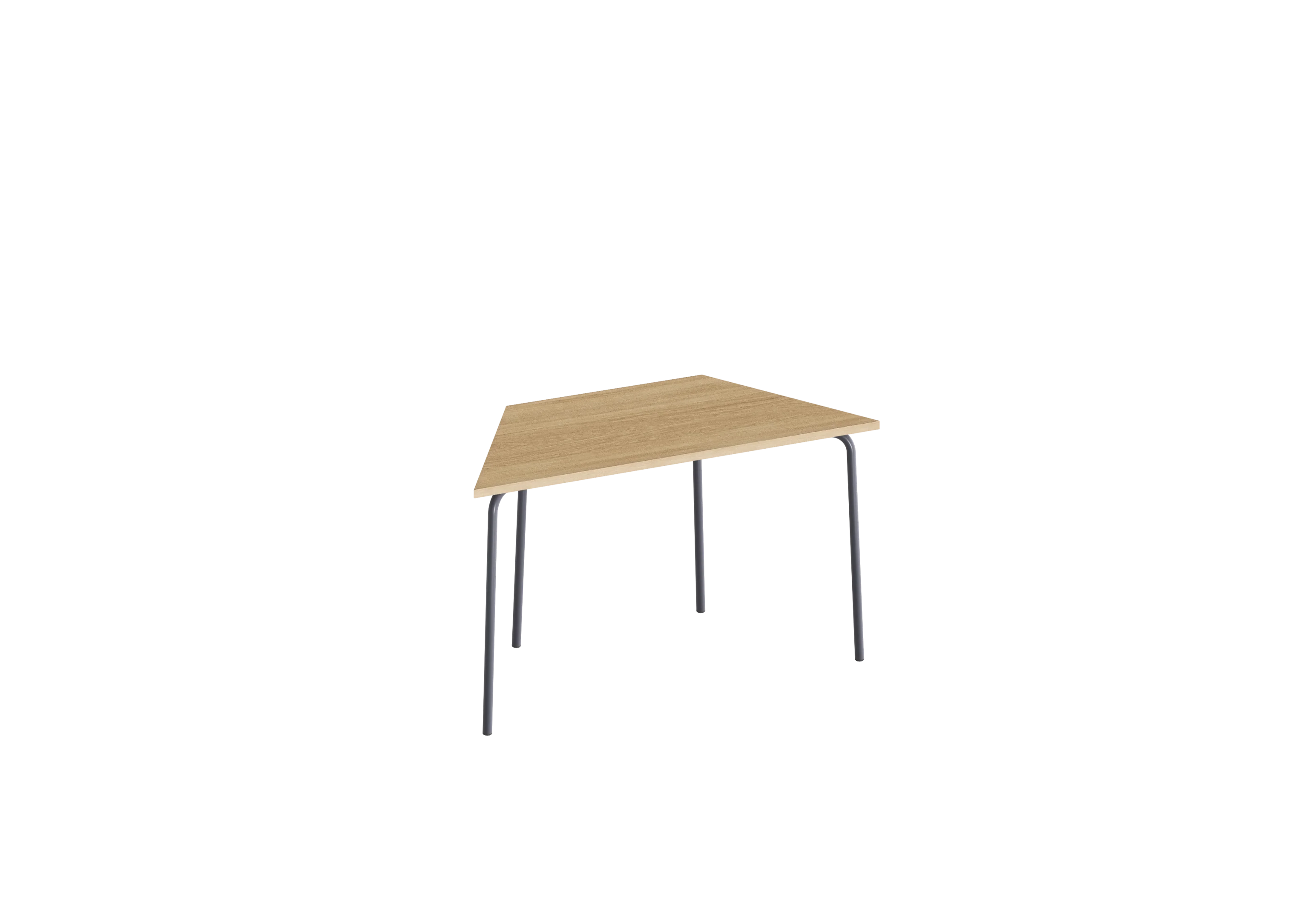 Стол TR GIBKO 120х60 RAL 7024, Гикори натуральный
