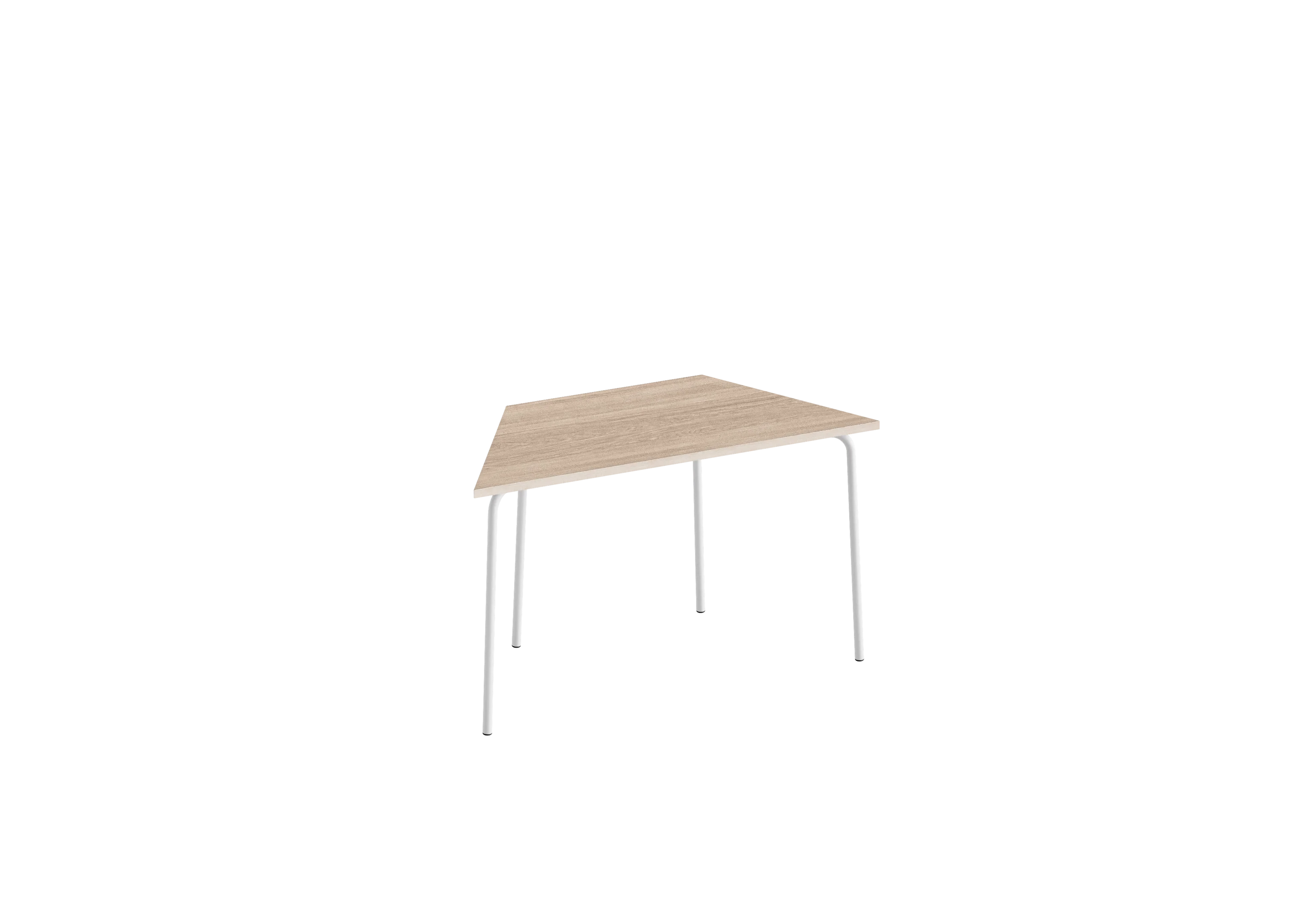 Стол TR GIBKO 140х70 RAL 9016 Акация Лэйклэнд