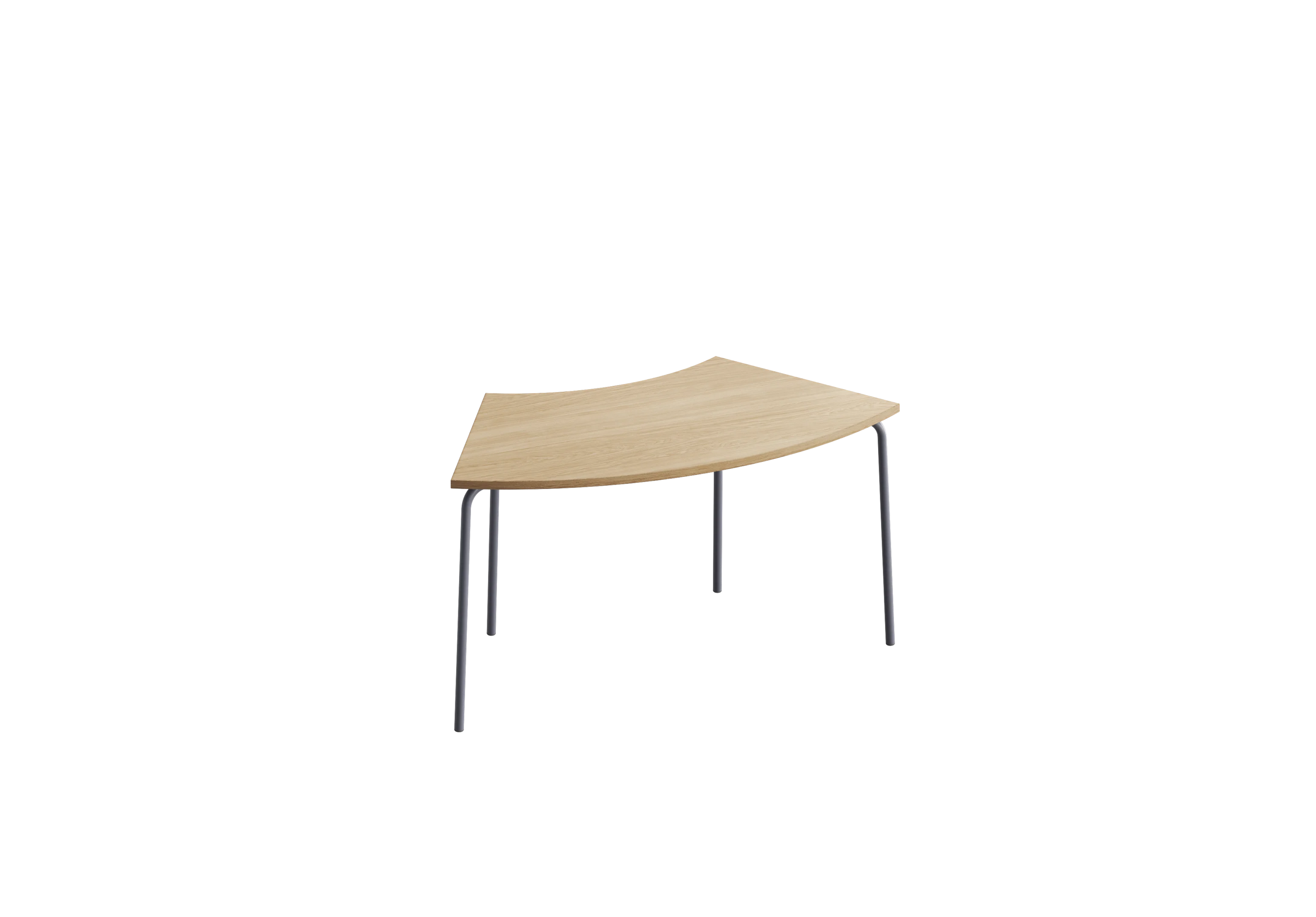 Стол U GIBKO 120х60 RAL 7024, Гикори натуральный