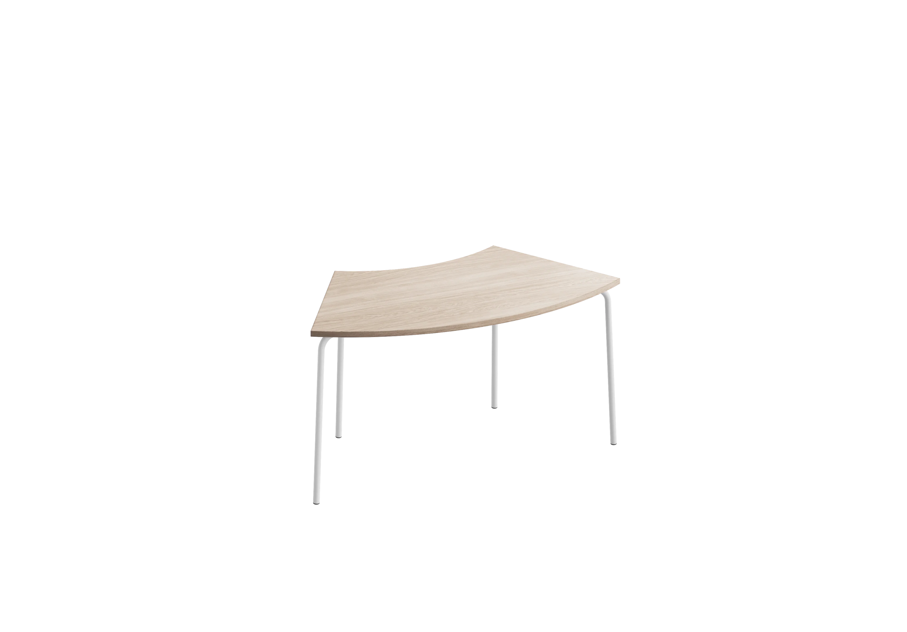 Стол U GIBKO 120х60 RAL 9016, Акация Лэйклэнд