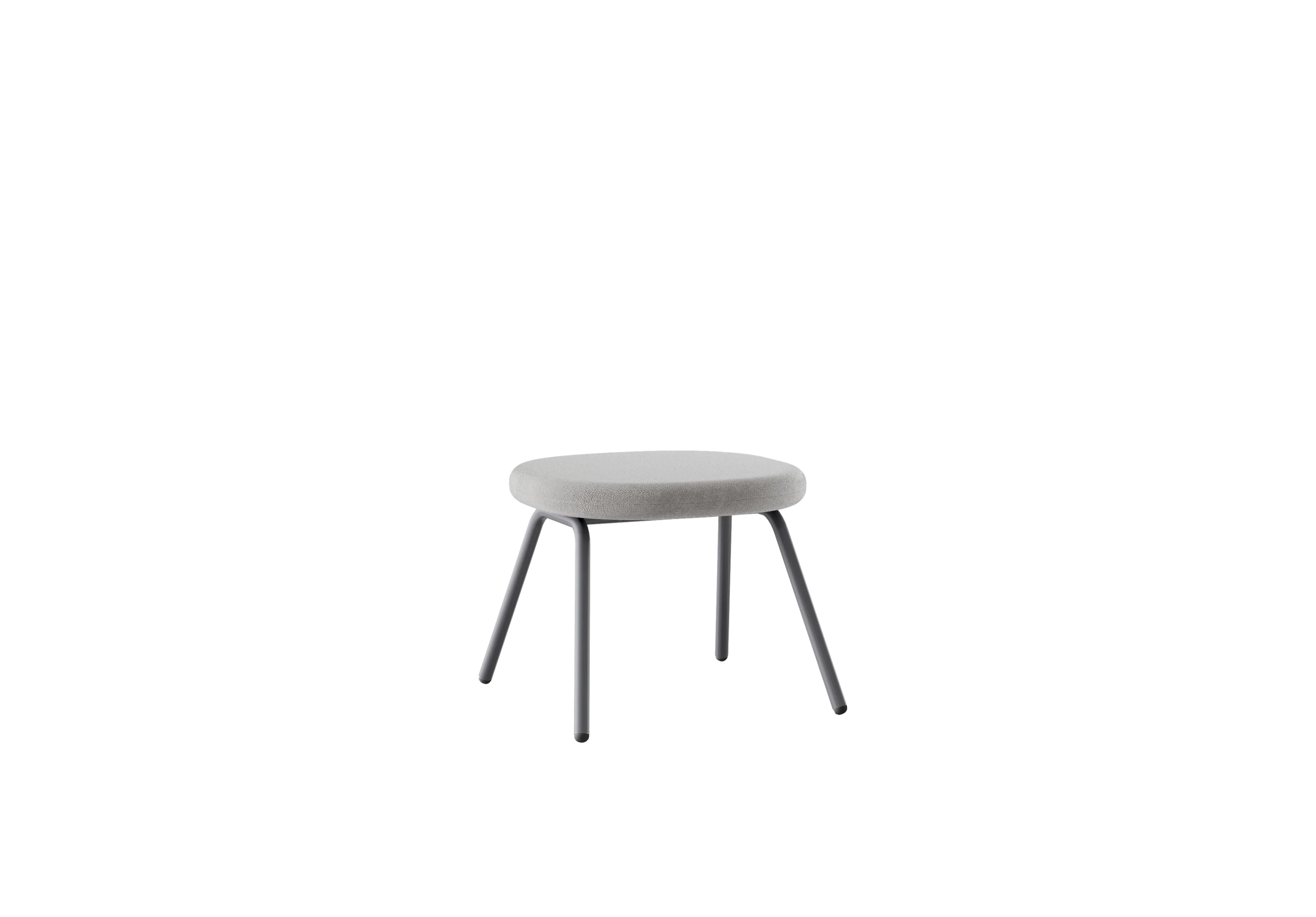PLUM Оттоманка, 503-b002  Ткань серая, RAL 7024 Муар Графитовый